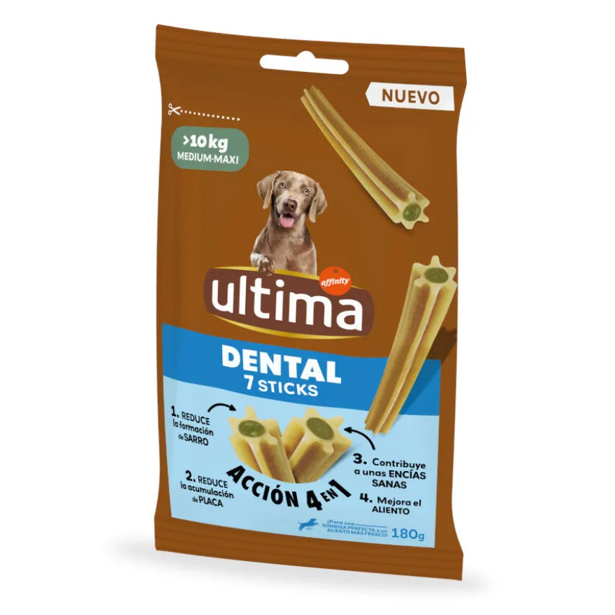 Ultima Dental dentais Medium Total Dent para cães