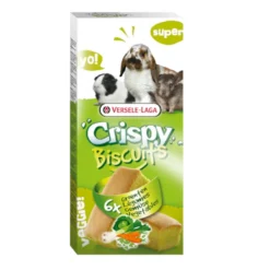 Versele-Laga Crispy Biscuits Biscoito de Legumes para coelhos e roedores