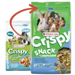 Versele-Laga Crispy Snack de Pipocas para coelhos e roedores
