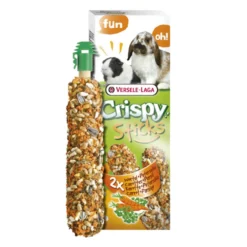 Versele-Laga Crispy Sticks de Cenoura e Salsa para Porquinhos da Índia e coelhos