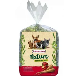 Versele-Laga Nature Timothy Hay Feno com Pimento e Pastinaca para coelhos e roedores