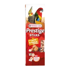 Versele-Laga Prestige Sticks de Nozes e Passas para aves de pequeno porte
