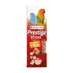 Versele-Laga Prestige Sticks de Nozes e Passas para aves de pequeno porte