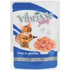 Vibrisse Jelly Atum em galeia saqueta para gatos