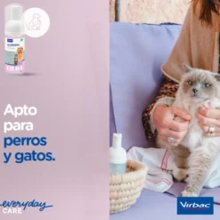 Virbac Allerderm Foam Cleanser Espuma de limpeza para cães