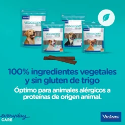 Virbac Snacks Dentários VeggieDent Fresh para cães mini