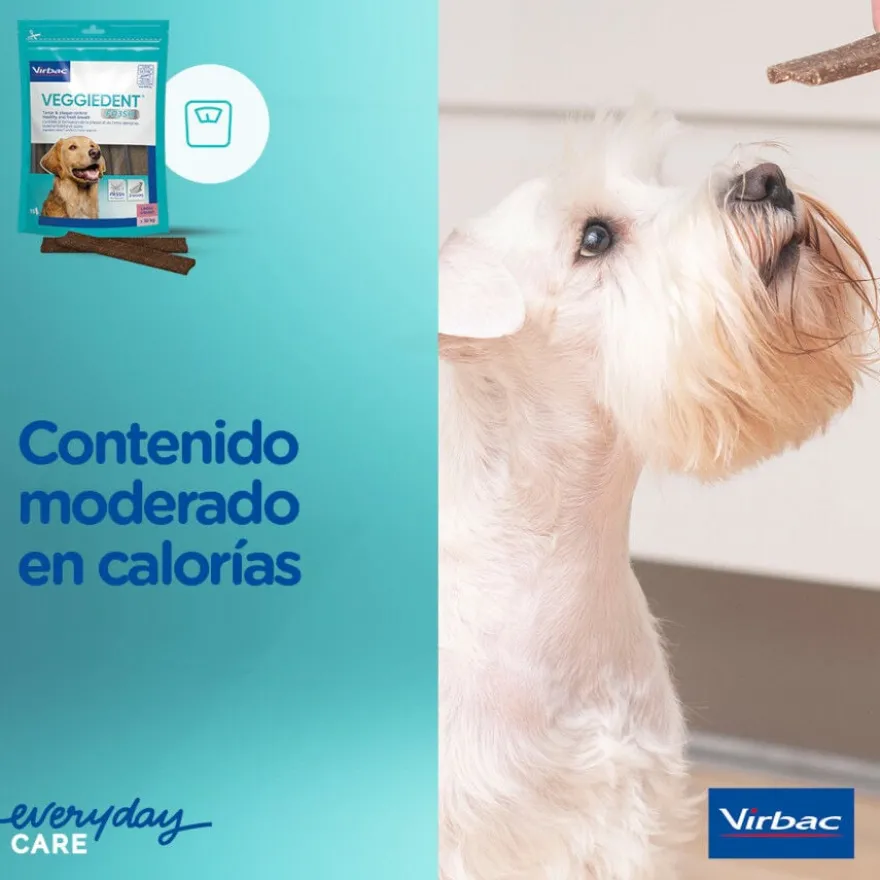 Virbac Snacks Dentários VeggieDent Fresh para cães mini