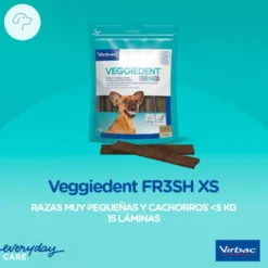 Virbac Snacks Dentários VeggieDent Fresh para cães mini