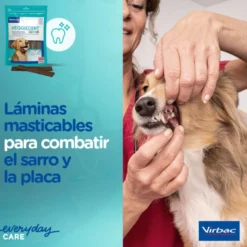 Virbac Snacks Dentários VeggieDent Fresh para cães mini