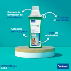 Virbac Vet Aquadent Elixir Bucal para cães e gatos