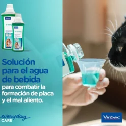Virbac Vet Aquadent Elixir Bucal para cães e gatos