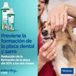 Virbac Vet Aquadent Elixir Bucal para cães e gatos