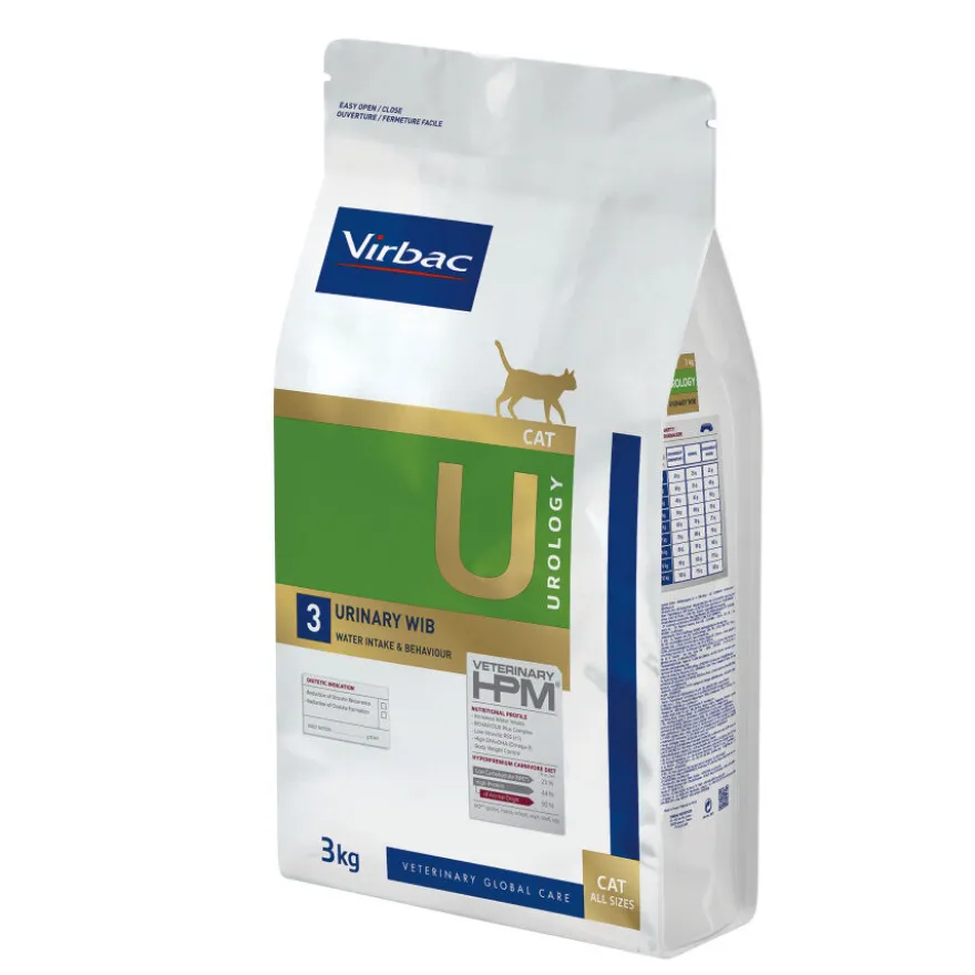 Virbac Veterinary HPM Urology - U3 Urinary WIB ração para gatos