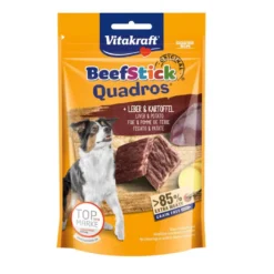 Vitakraft BeefStick Quadros Biscoitos de Fígado e Batata para cães