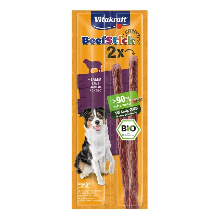 Vitakraft Bio Palitos BeefStick Cordeiro para cães