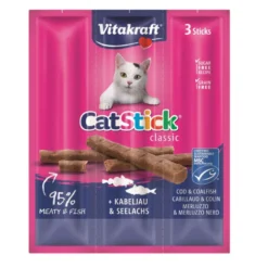 Vitakraft Cat Stick de Bacalhau e Atum