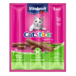 Vitakraft Cat Stick Healthy Frango e Catnip