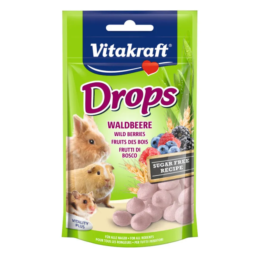 Vitakraft Drops Guloseimas Frutos Vermelhos para roedores