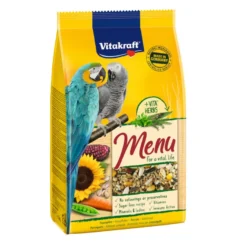 Vitakraft Menú Premium Mistura de Cereais e Sementes para papagaios