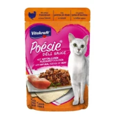 Vitakraft Poesie Deli Peru em Molho Saqueta para gatos