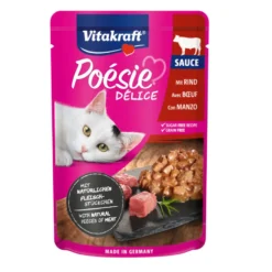 Vitakraft Poésie Boi saqueta em molho para gatos