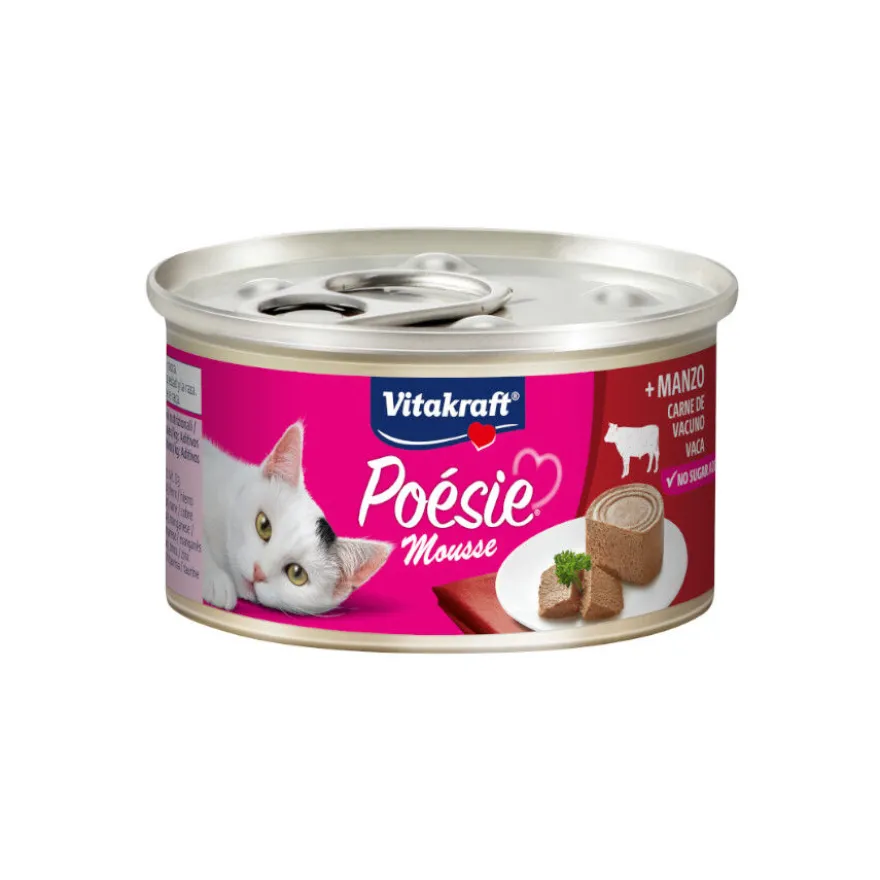 Vitakraft Poésie Mousse de vitela em lata para gatos