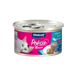 Vitakraft Poésie Multi Mousse de Salmão em lata para gatos