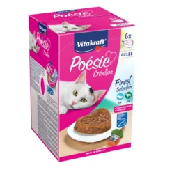 Vitakraft Poésie Peixe e Carne terrina em gelatina para gatos