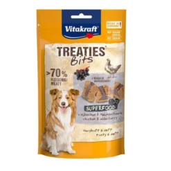 Vitakraft Treaties Bits Biscoitos de Frango e Sabugueiro para cães