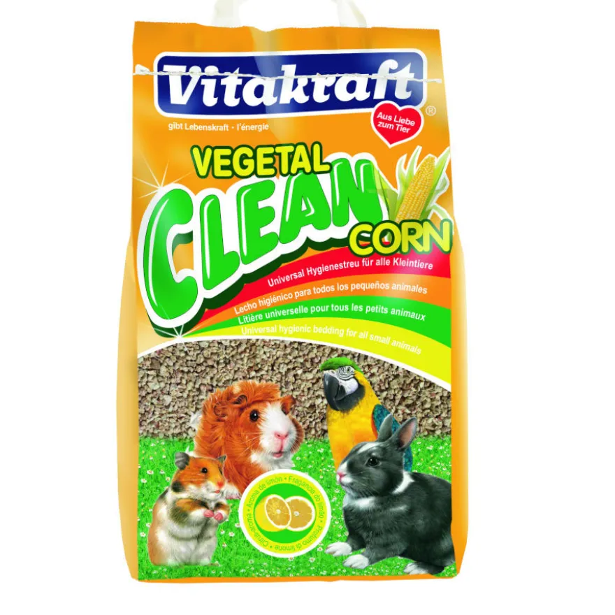 Vitakraft Vegetal Clean Milho Leito para roedores, coelhos e aves