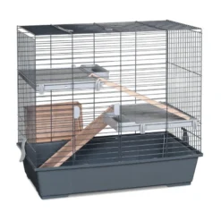 Voltregà Gaiola con três niveis para coelhos e porquinhos-da-índia