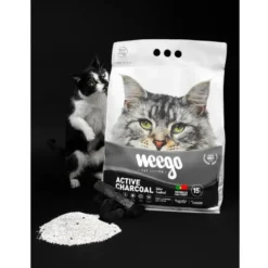 Weego Active Charcoal Areia aglomerante para gatos