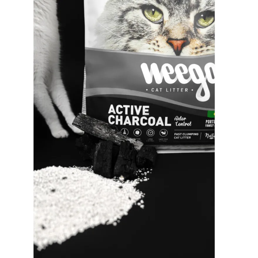 Weego Active Charcoal Areia aglomerante para gatos
