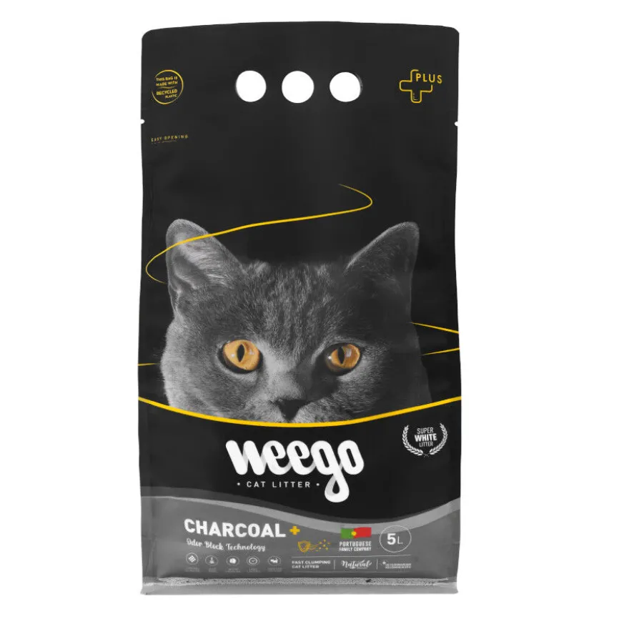 Weego Active Charcoal Plus Areia aglomerante para gatos