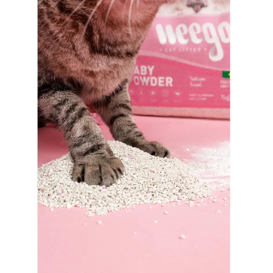 Weego Baby Powder Areia Aglomerante para gatos