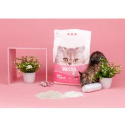 Weego Baby Powder Areia Aglomerante para gatos