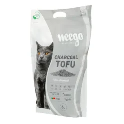 Weego Charcoal Tofu Areia aglomerante para gatos