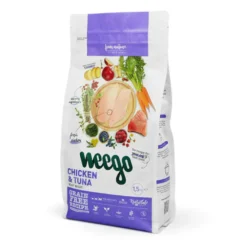 Weego Frango e Atum ração para gatos