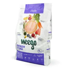 Weego Frango e Atum ração para gatos