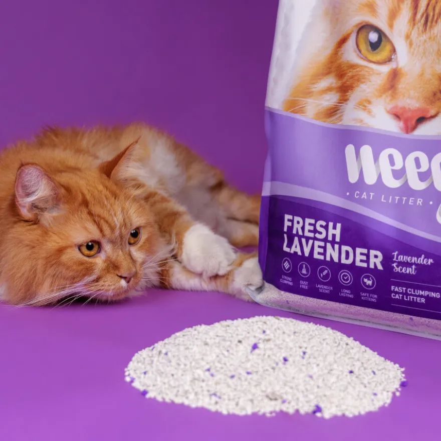 Weego Fresh Lavender Areia Aglomerante para gatos