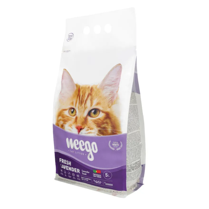 Weego Fresh Lavender Areia Aglomerante para gatos