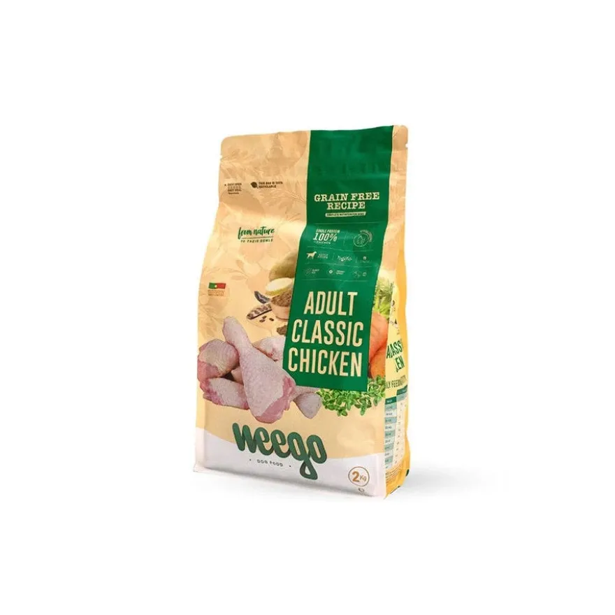 Weego Grain Free Adult Classic Frango ração para cães