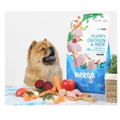 Weego Puppy Ração de frango e arroz para cães