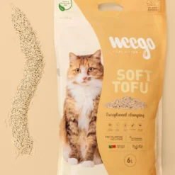 Weego Soft Tofu Areia aglomerante para gatos