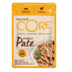 Wellness Core Adult Purely Frango em Patê Saqueta para gatos