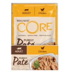 Wellness Core Adult Purely Frango em Patê Saqueta para gatos
