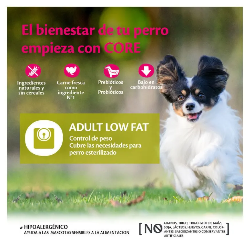 Wellness Core Adult Small Healthy Peru ração para cães