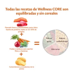 Wellness Core Adult Small Ocean Salmão e Atum ração para cães