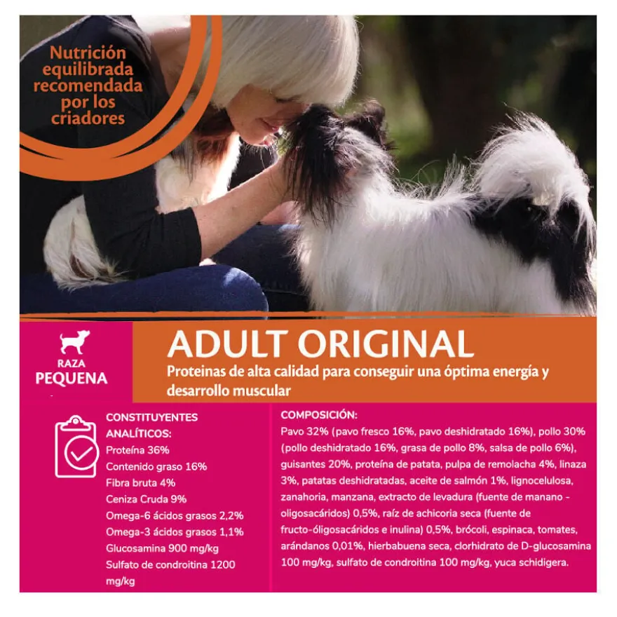 Wellness Core Adult Small Original Peru e Frango ração para cães