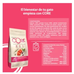Wellness Core Adult Sterilised Ocean Salmão ração para gatos